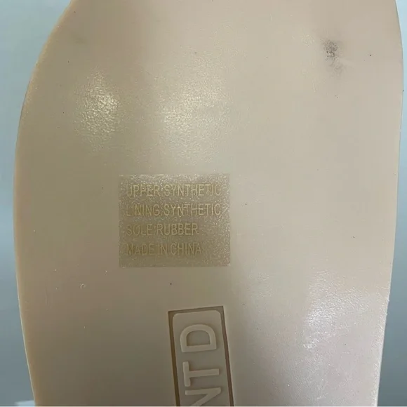 Anthropologie Silent D Cream Helena Slip On Flat Strap Sandals Size 40/9-9.5 - Picture 7 of 9